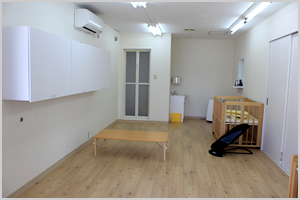 れいんぼーなーさりー多賀城高橋館の乳児室です